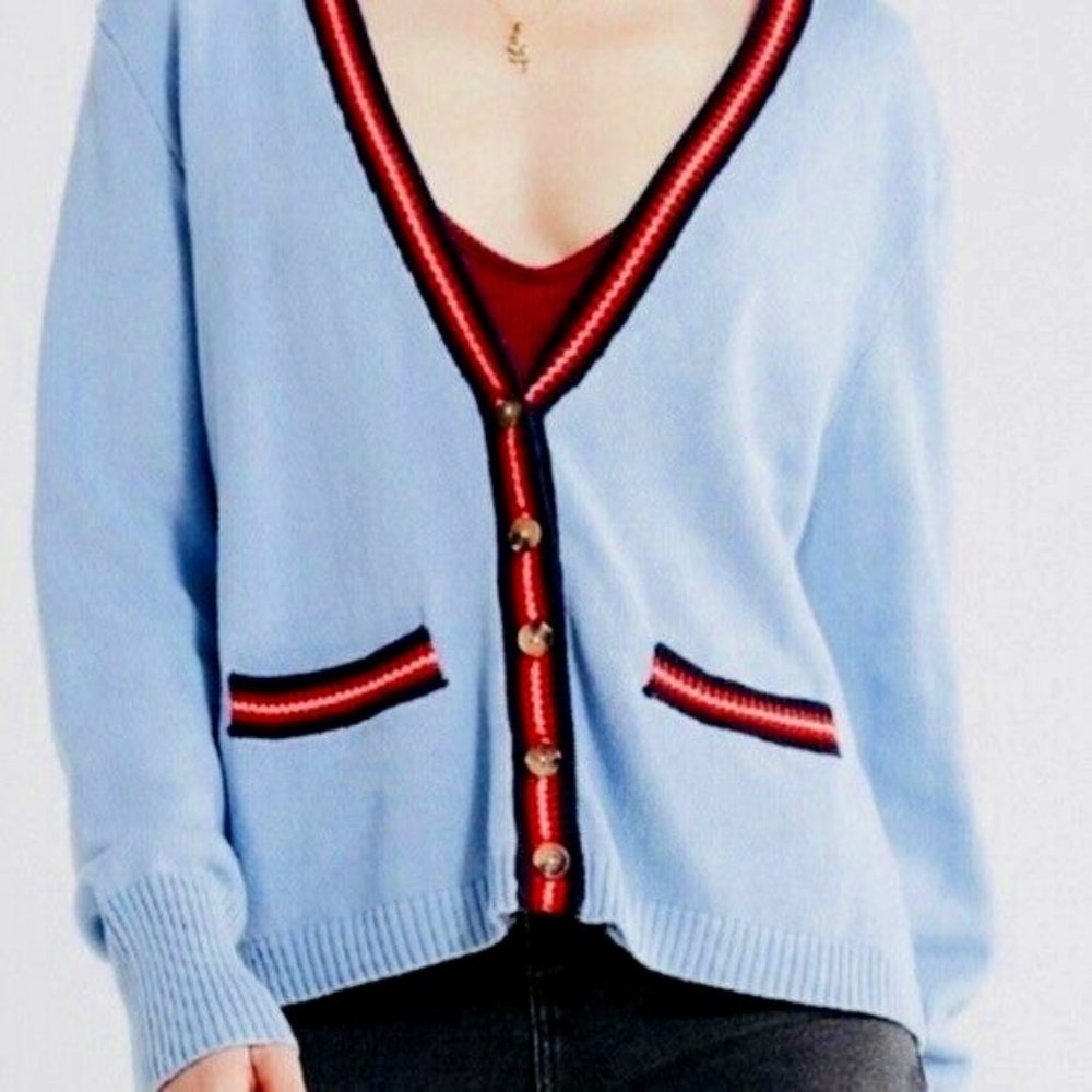 ❌❌SOLD❌❌Urban Outfitters UO Rugby Preppy cardigan